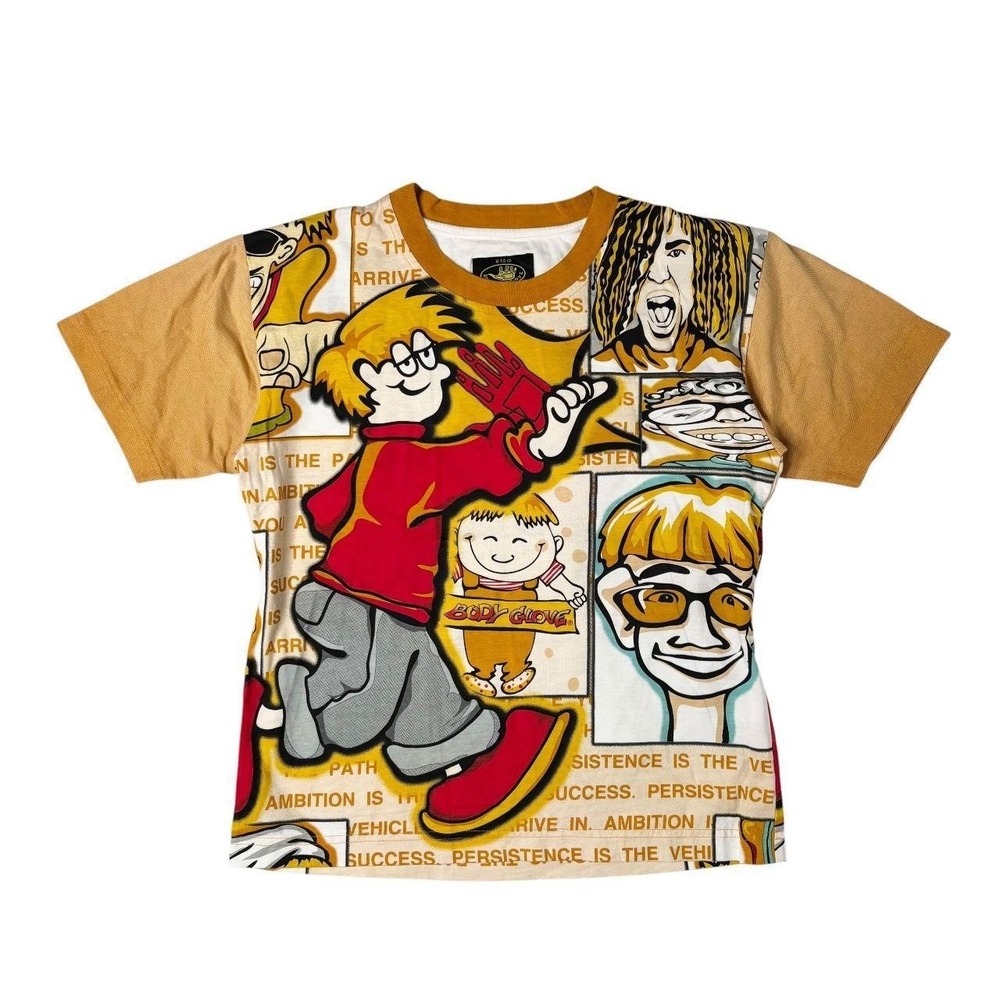 90s Body Glove USA AOP tee
